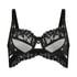 Sujetador sin aros y sin copas Desire, Negro