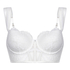Sujetador longline de aros preformado Whitney, Blanco