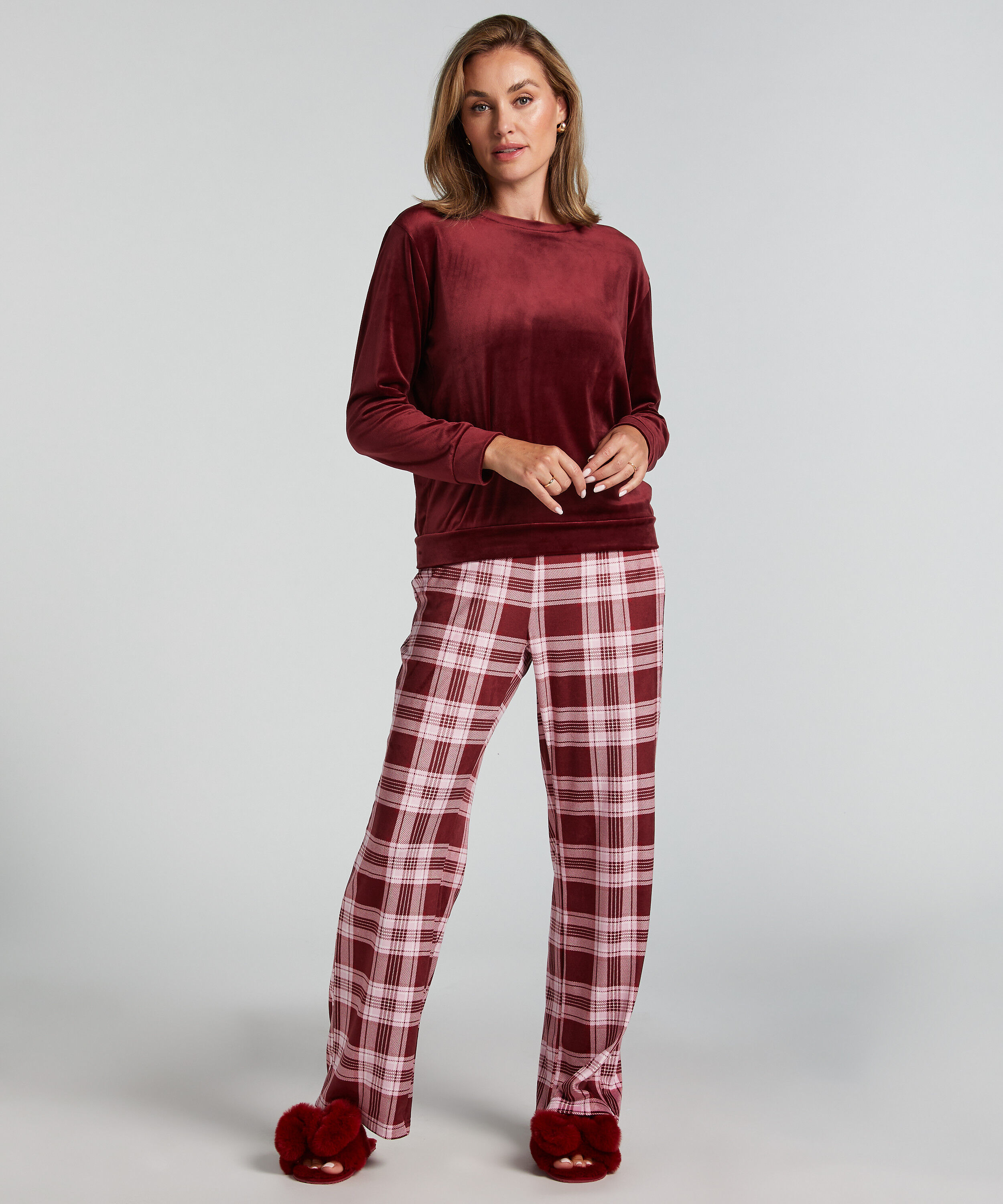 Conjunto de pijama Velours, Morado