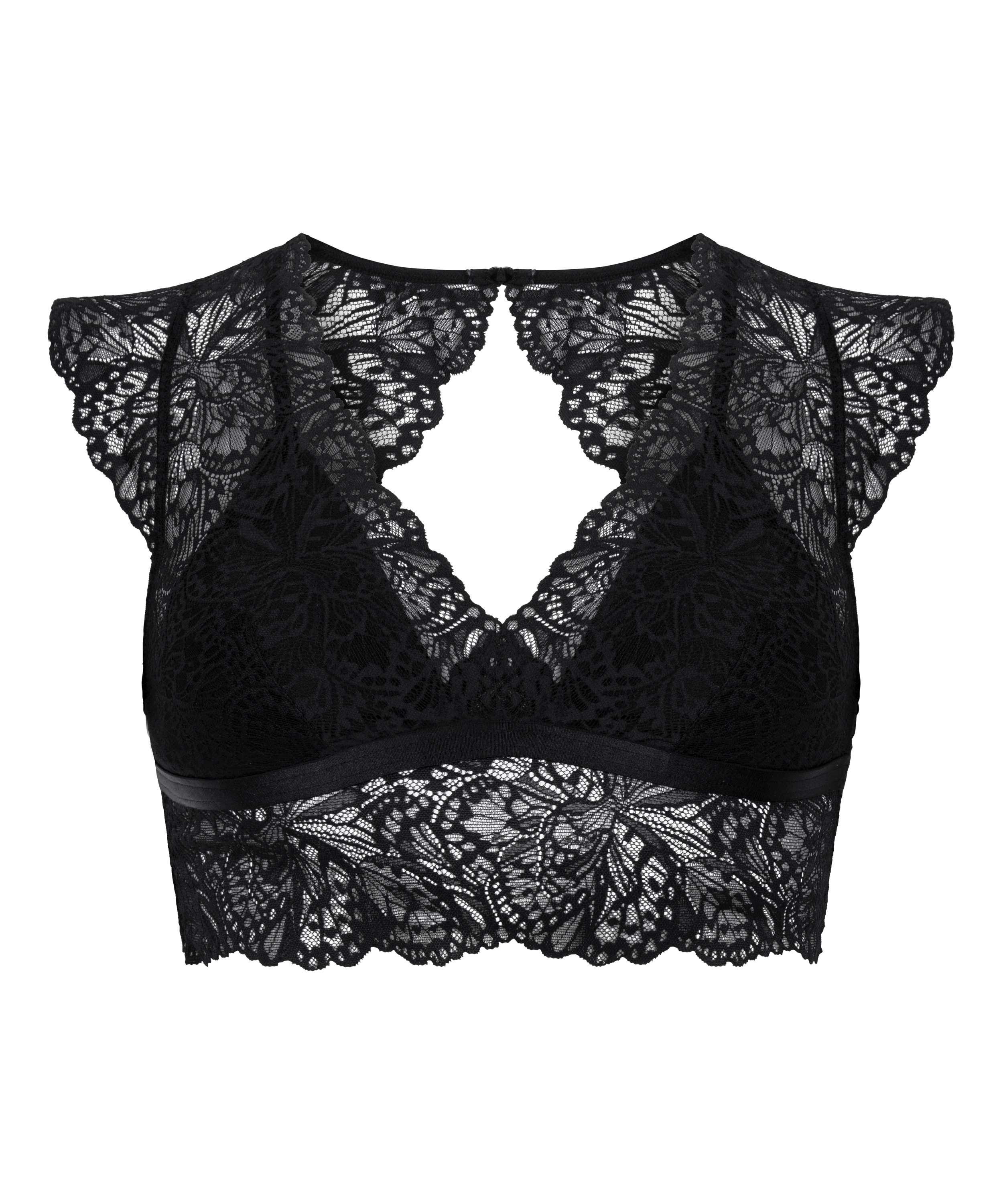 Bralette Posie, Negro, main
