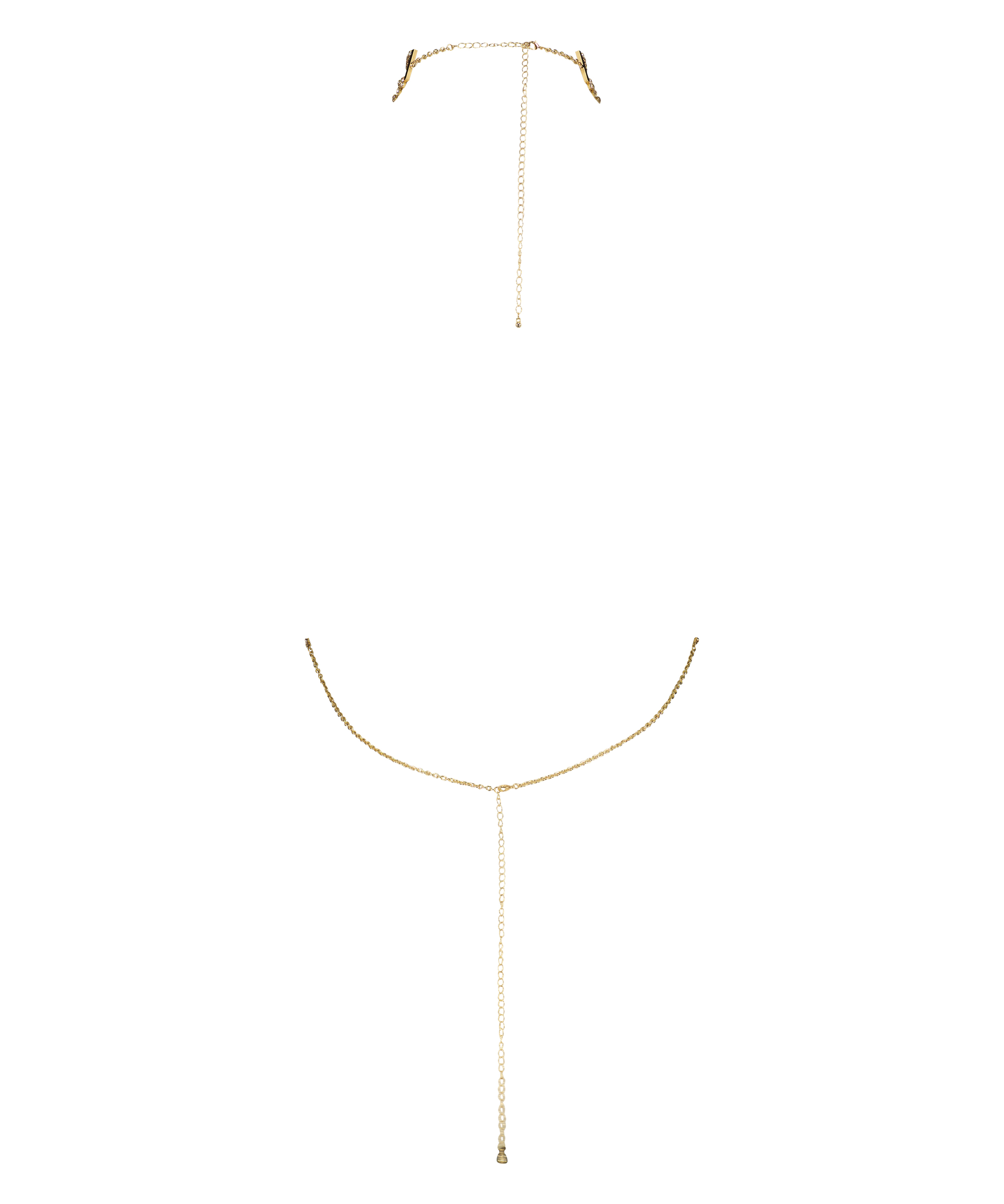 Bodi de arnés y cadenas, Amarillo, main