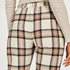 Petite Pantalón de pijama Twill Check, Beige