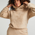 Sudadera con capucha Fleece Snuggle, Beige