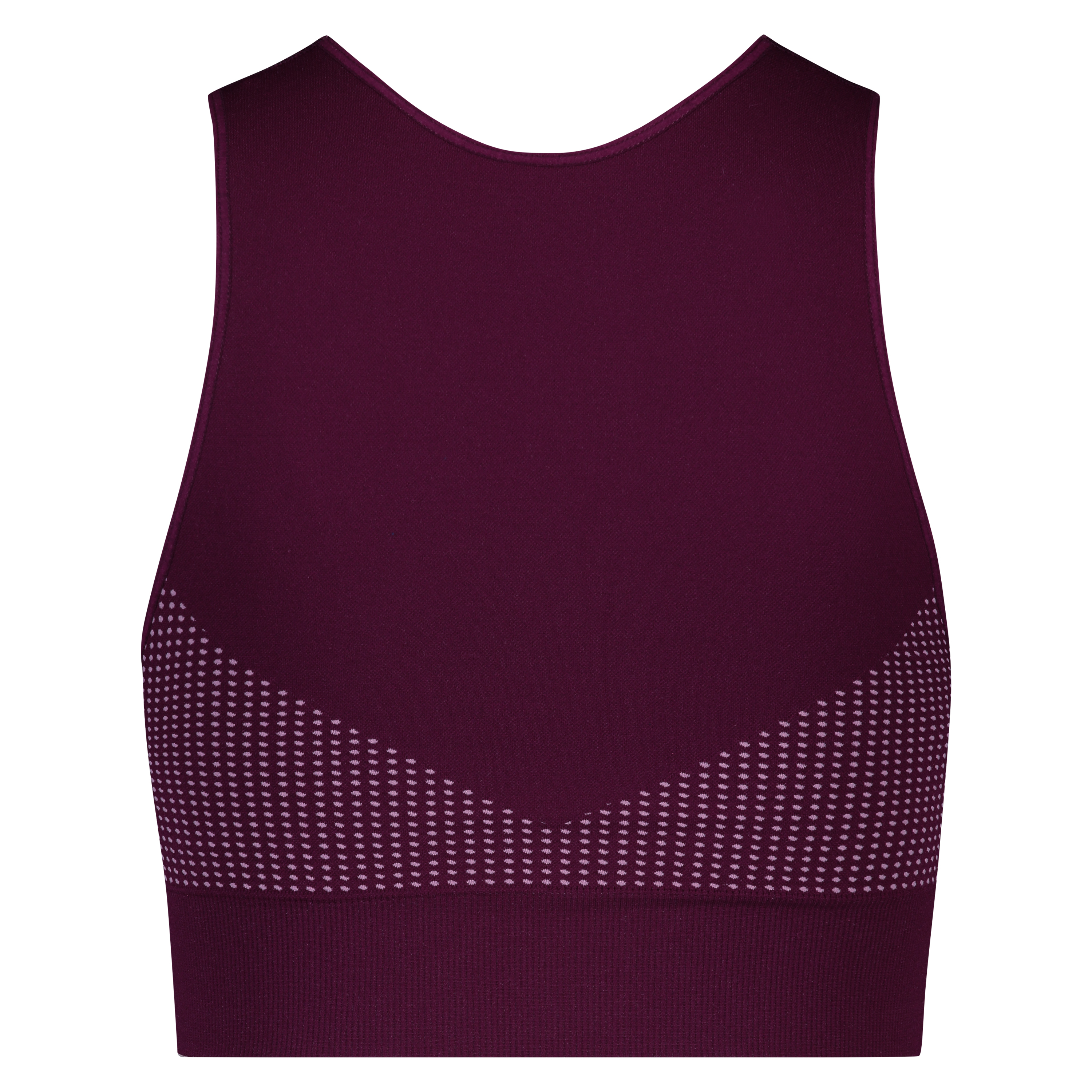 Sujetador deportivo The highneck de nivel 2 de HKMX, Morado, main