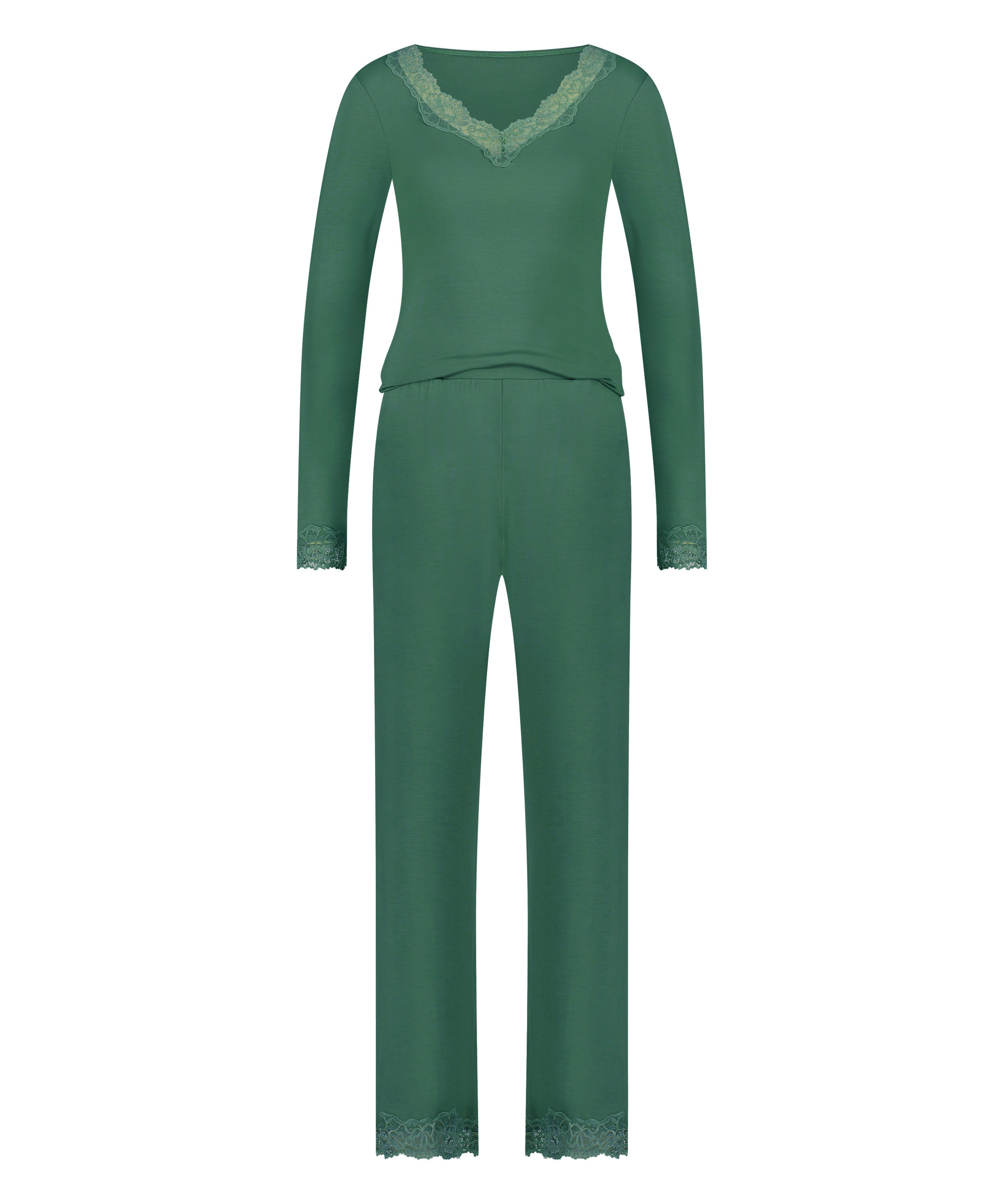Conjunto de pijama, Verde, main