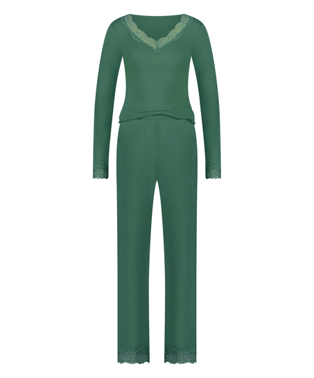 Conjunto de pijama, Verde