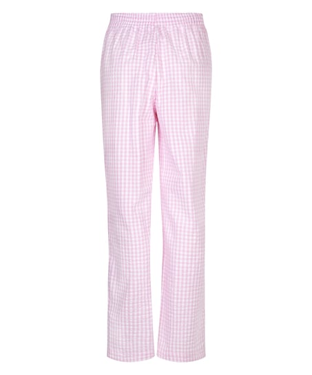 Pantal&oacute;n de pijama de algod&oacute;n, Rosa