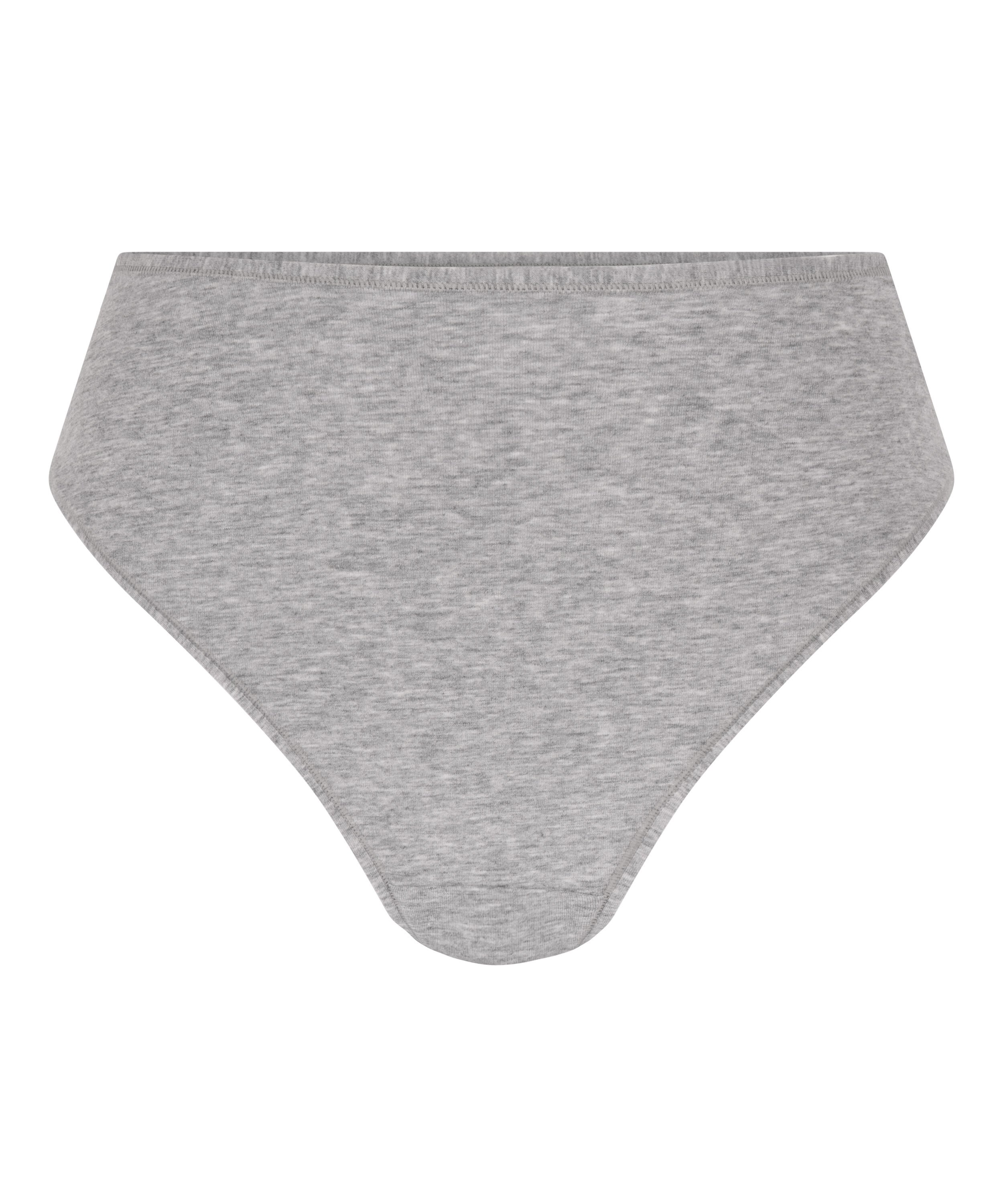 Tanga de algod&oacute;n, Gris