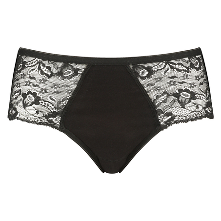 Superslip Lace Midi, Negro