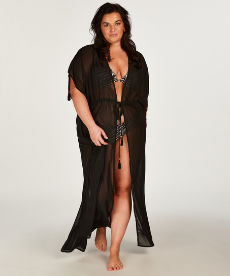 Kimono transparente, Negro