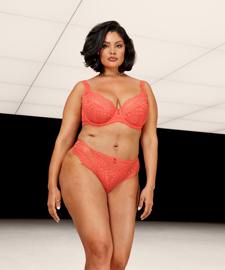 Sujetador con aros no preformado Daisy, Naranja