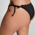 Braguita de bikini Scallop, Negro