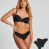 Pack de 2 braguitas de bikini Scallop, Negro