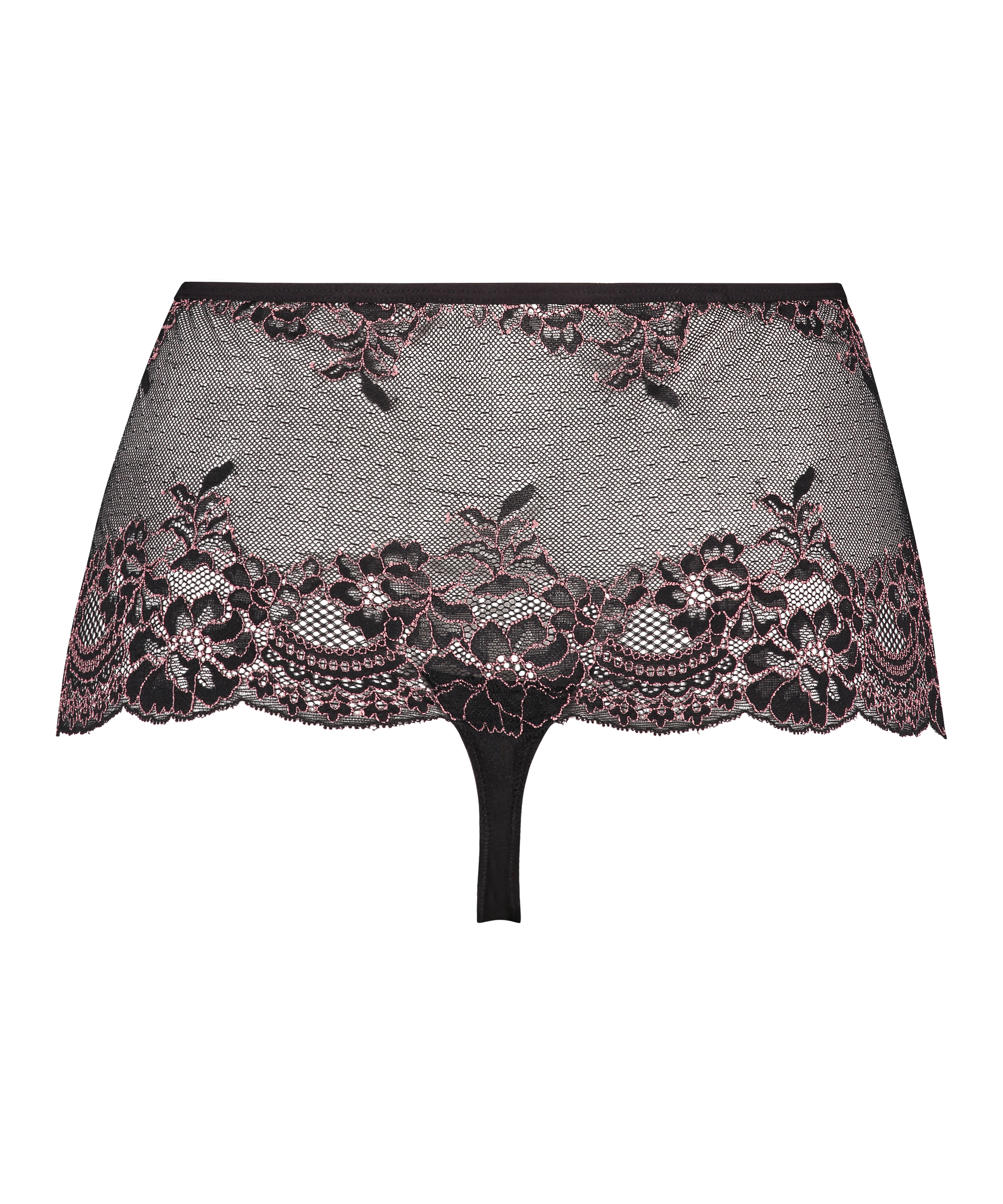 Tanga bóxer Doriane Curvy, Negro, main