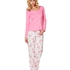 Pyama pants Dani Flower, Blanco