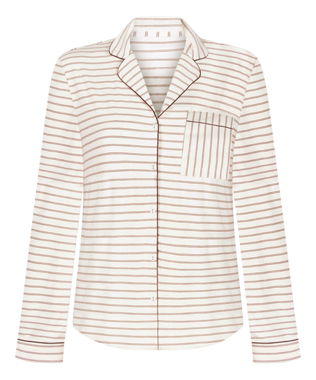 Chaqueta de manga larga de jersey Essentil, Blanco