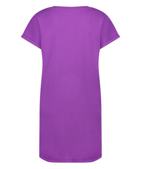 Camisón de escote redondo, Morado