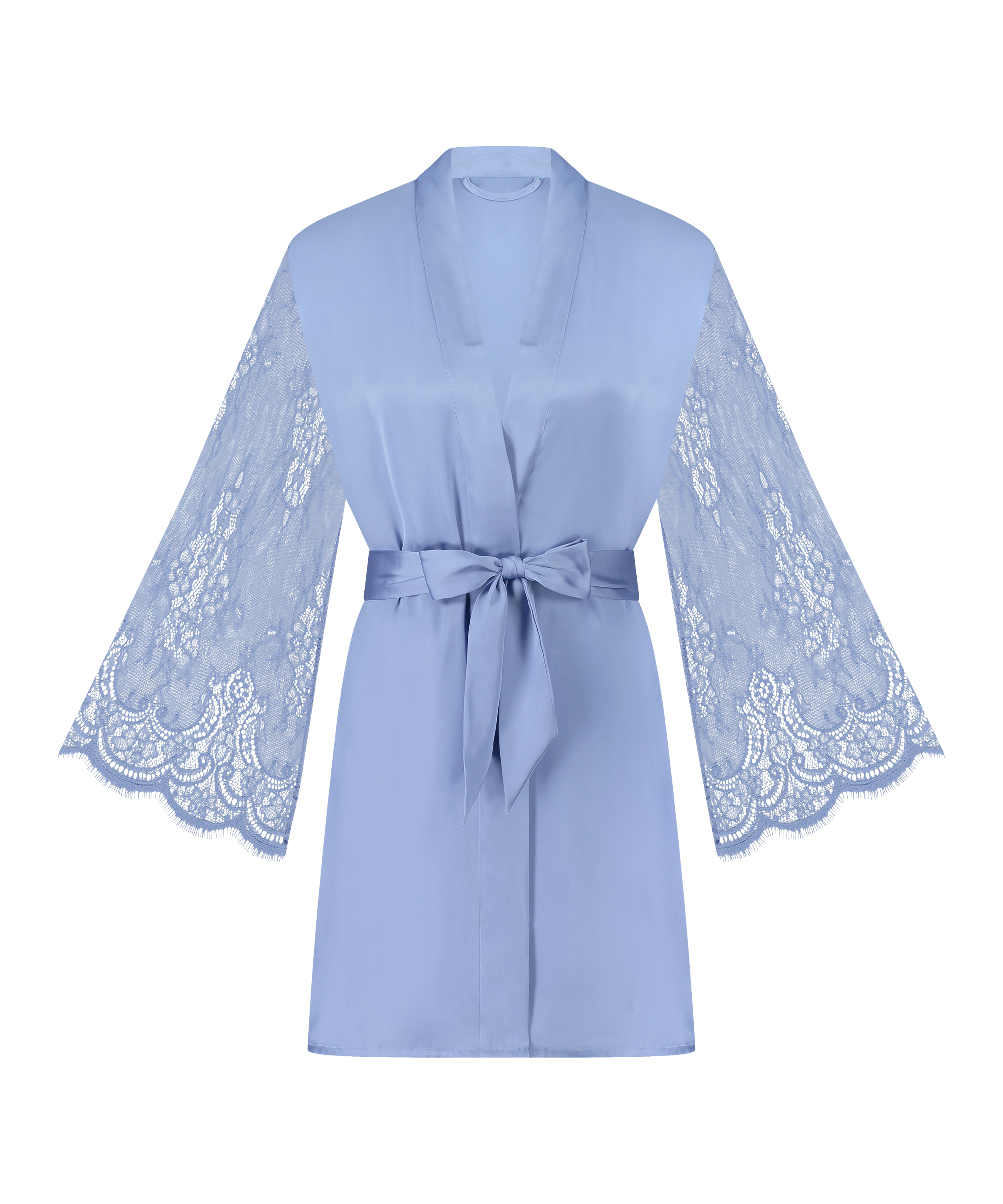 Kimono Satin, Azul, main