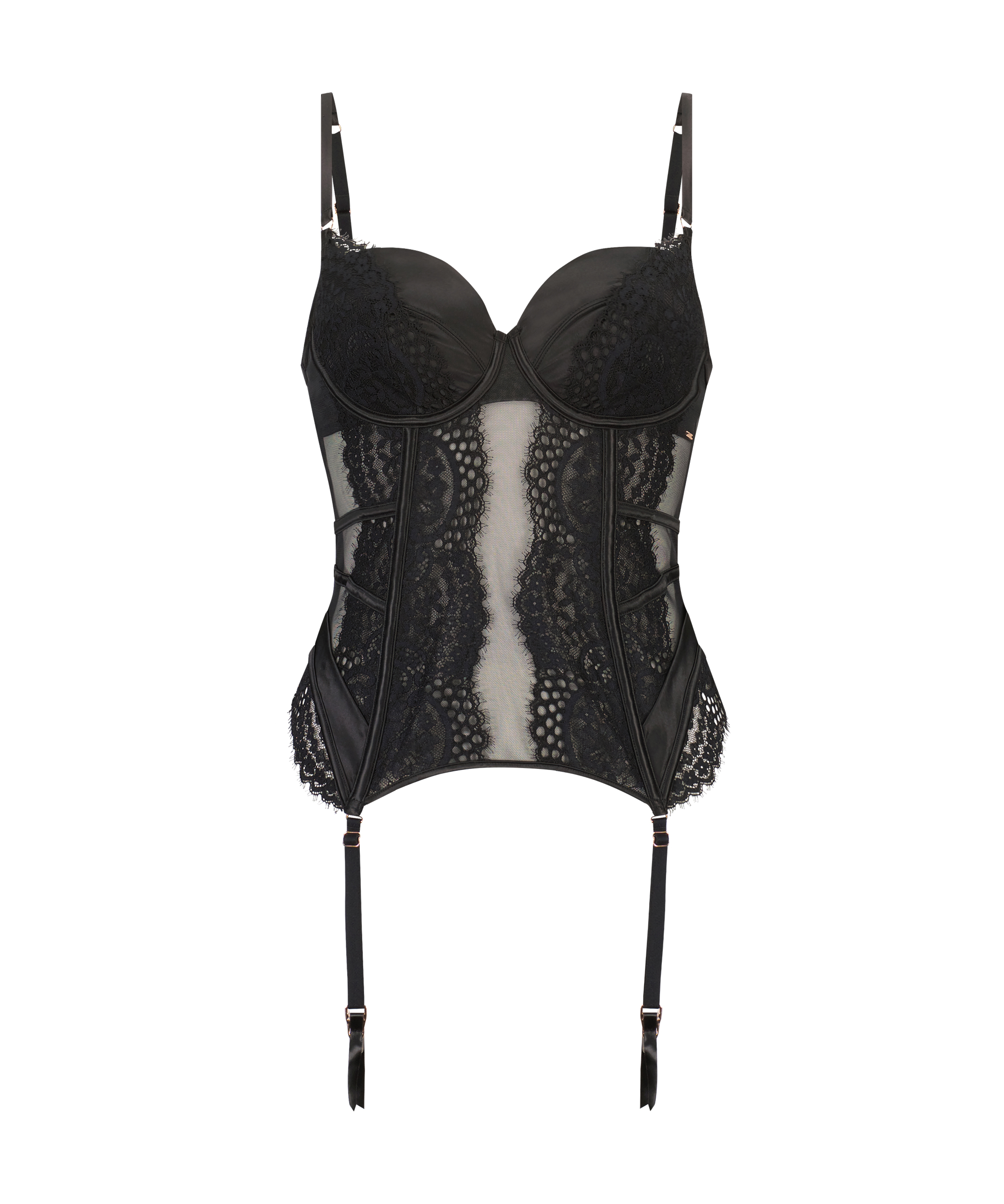 Ver&oacute;nica Bustier, Negro, main