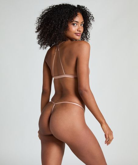 Bralette Free The Nipple, Marrón