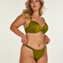 Braguita de bikini de corte alto Palm, Verde