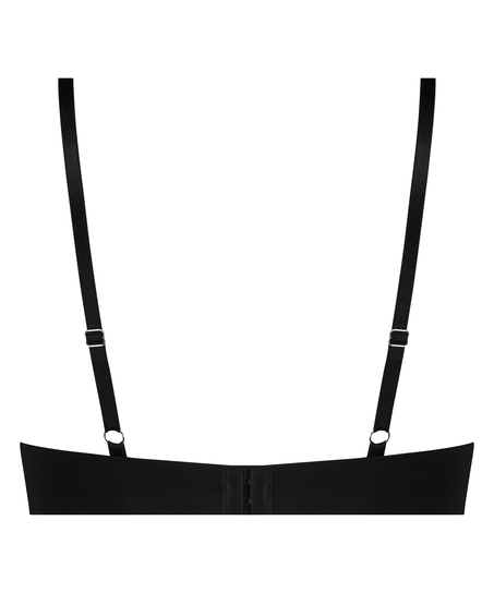 Sujetador de aros push-up acolchado Lea, Negro