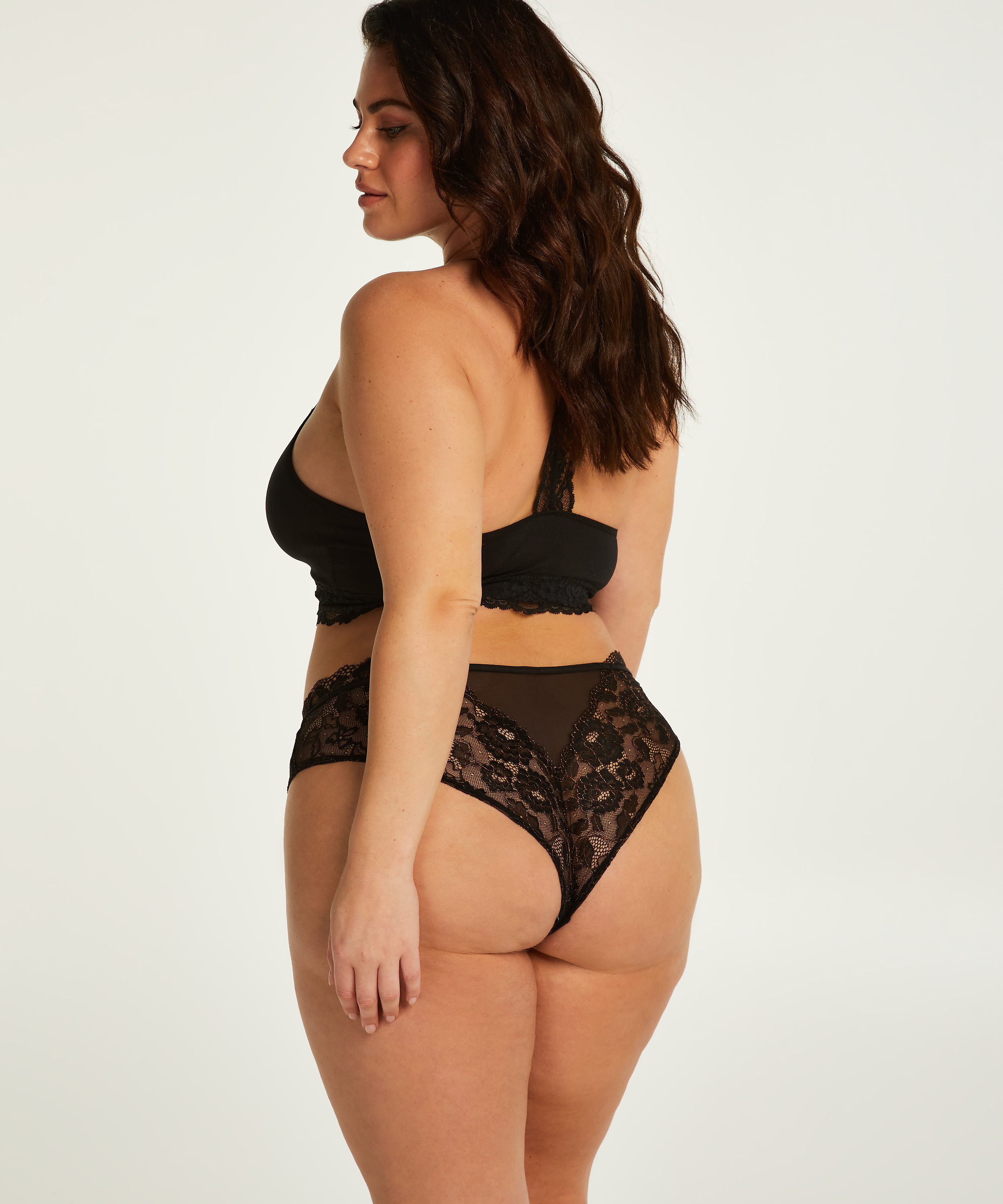 Brasile&ntilde;a alta Chloe Curvy, Negro, main