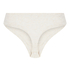 Tanga de algodón suave, Beige
