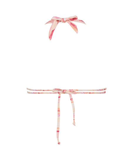 Top de bikini de triángulo Amalfi, Blanco