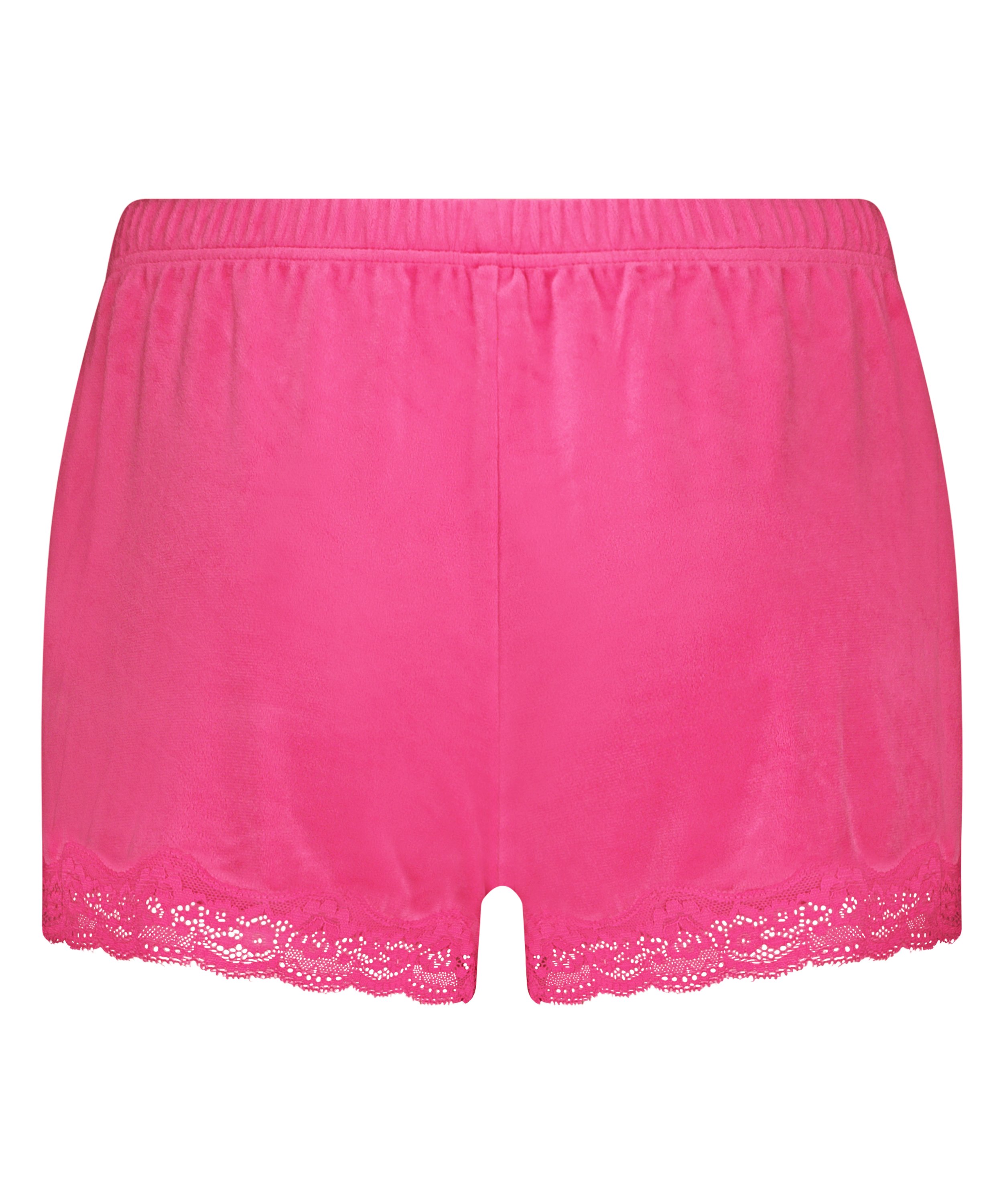 Short Velours Lace, Rosa, main