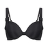 Top de bikini con aros preformado Luxe Copa E +, Negro