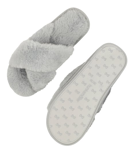 Pantuflas Lia, Gris