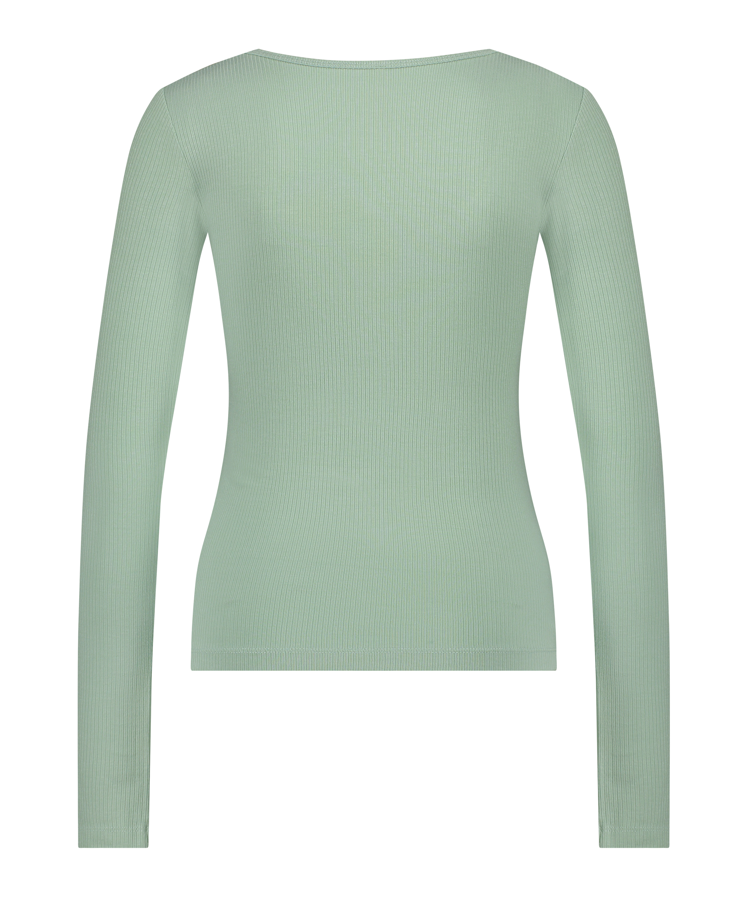 Top de pijama Rib, Verde, main
