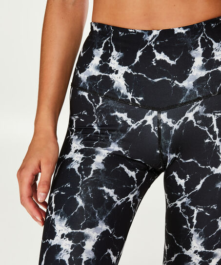 Leggings deportivos de cintura alta HKMX, Negro