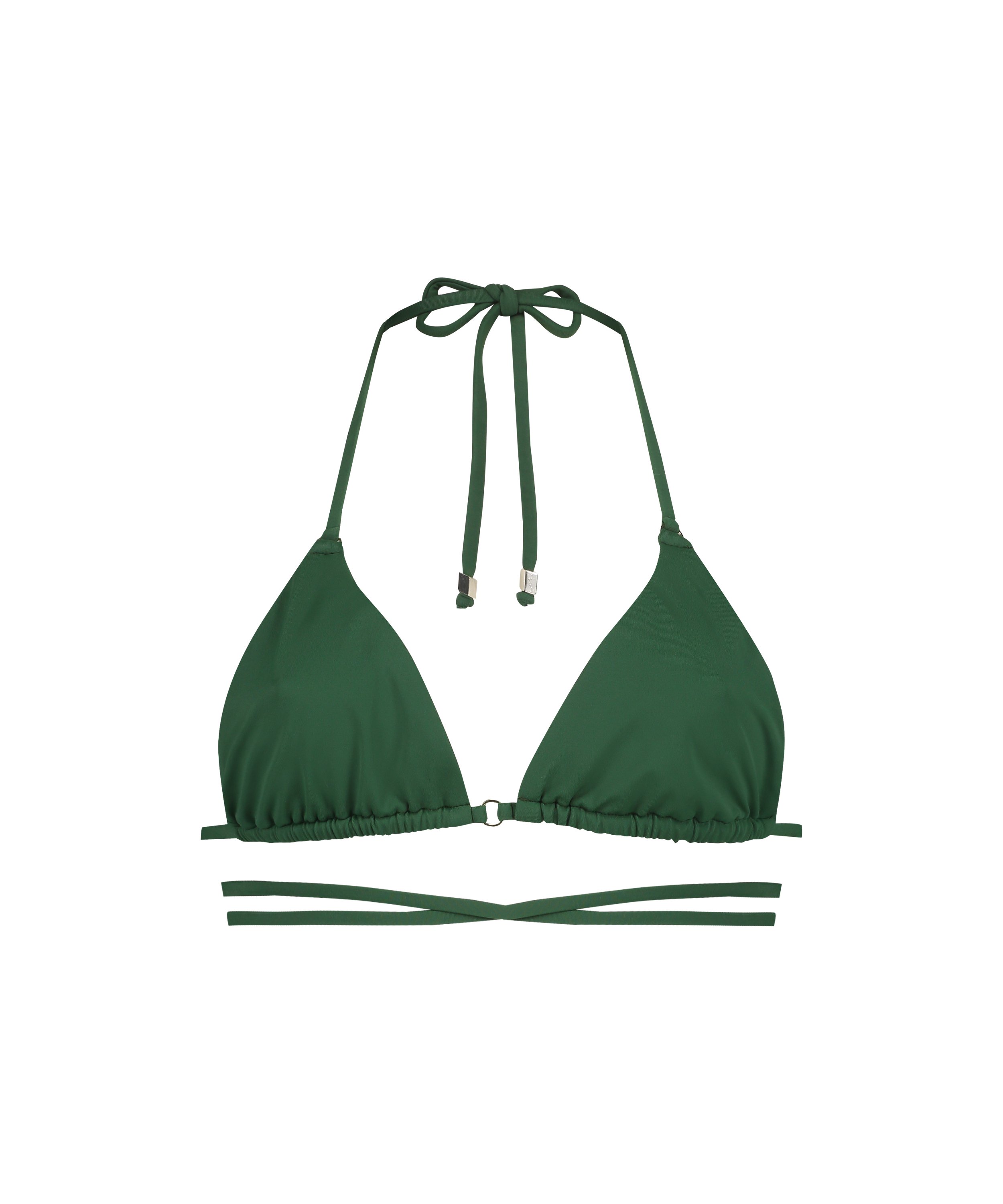 Top de bikini triangular Digura, Verde, main