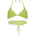 Top de bikini triangular Wild, Verde