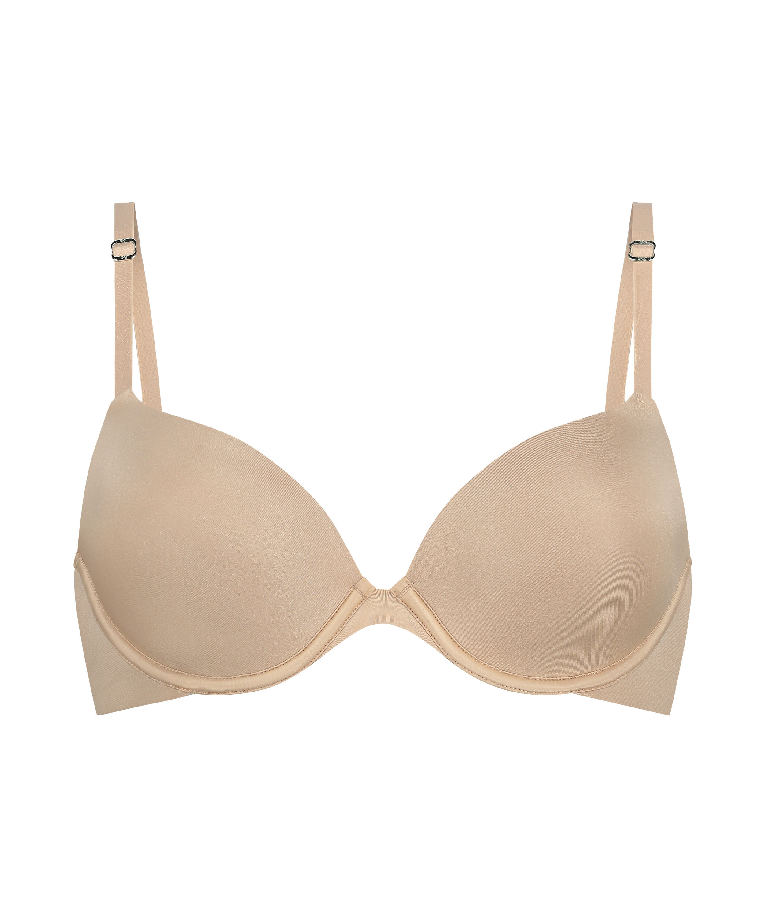 Sujetador de aros preformado Transparent Back Multiway, Beige