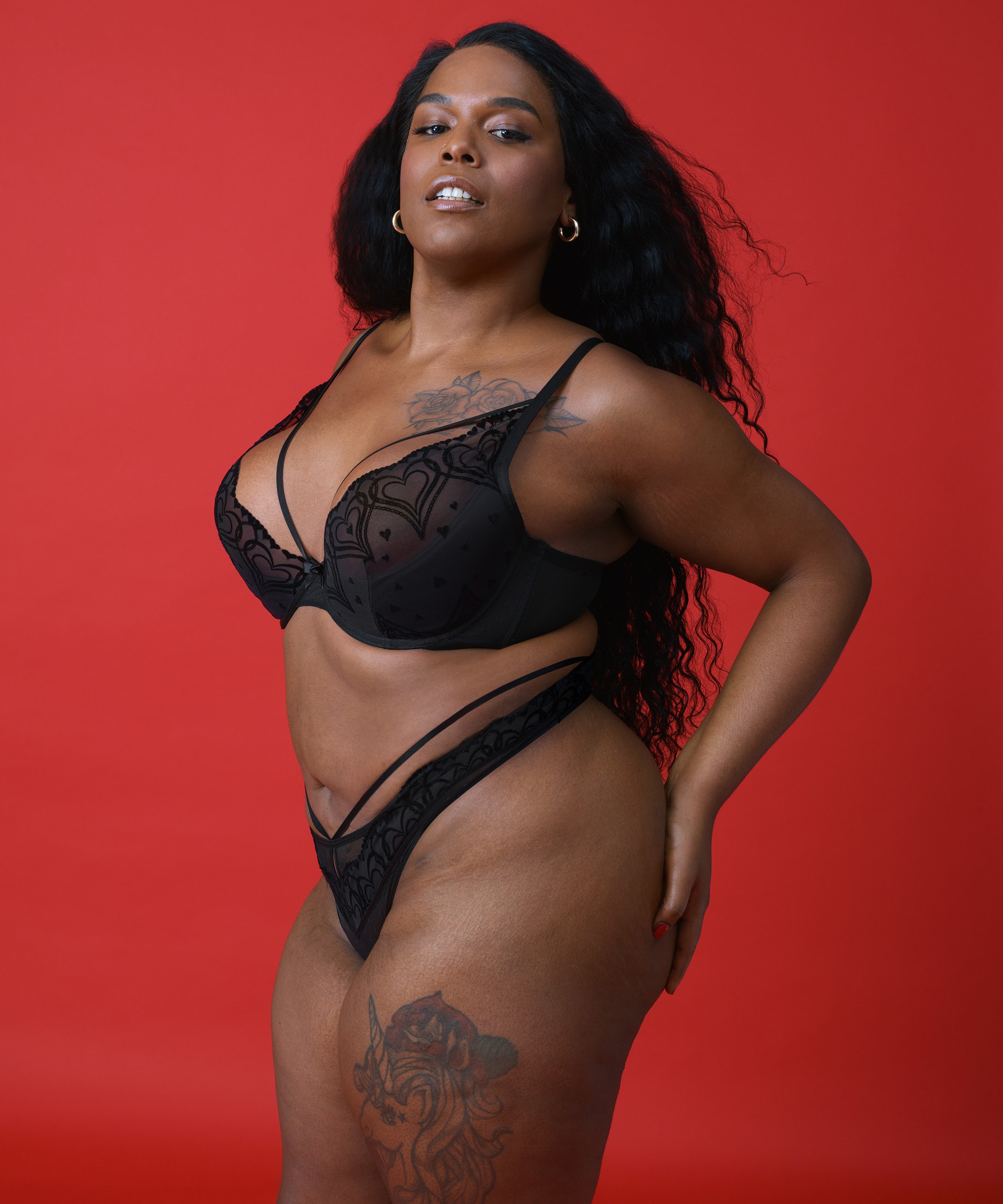 Sujetador de aros no preformado Pippa, Negro, main