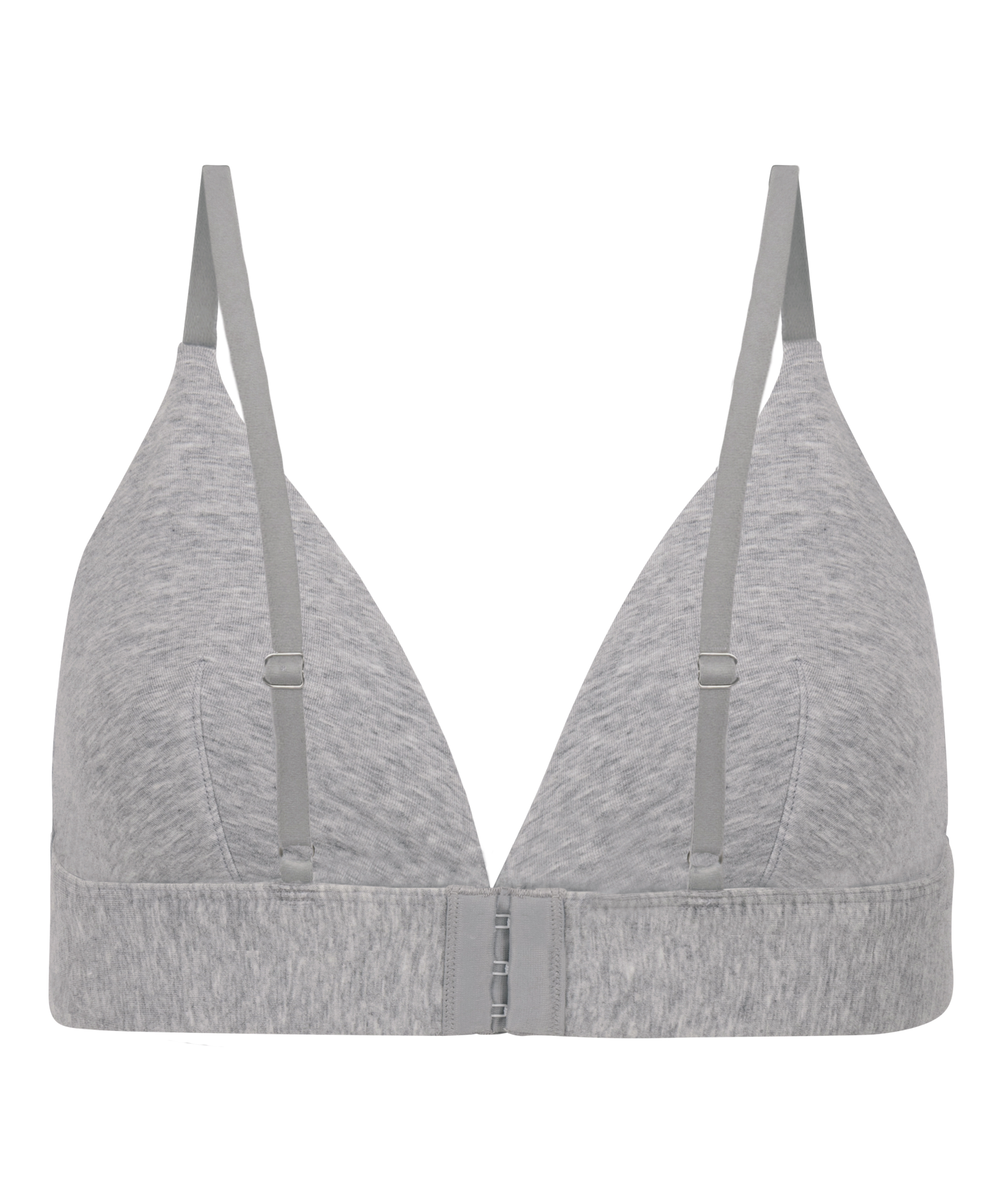 Bralette de algod&oacute;n, Gris, main