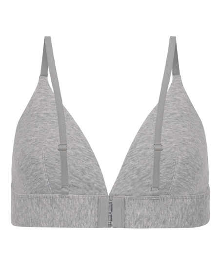 Bralette de algod&oacute;n, Gris