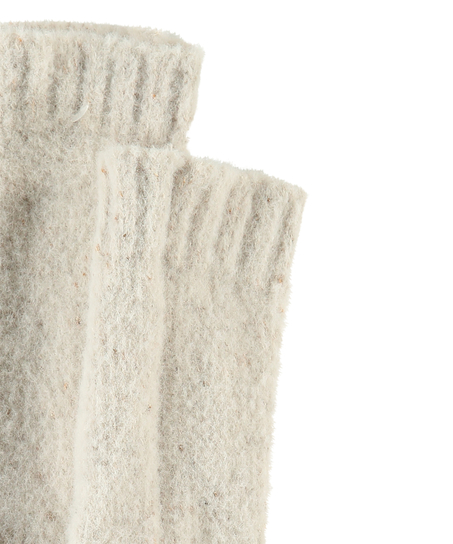 Calcetines Fluffy, Blanco