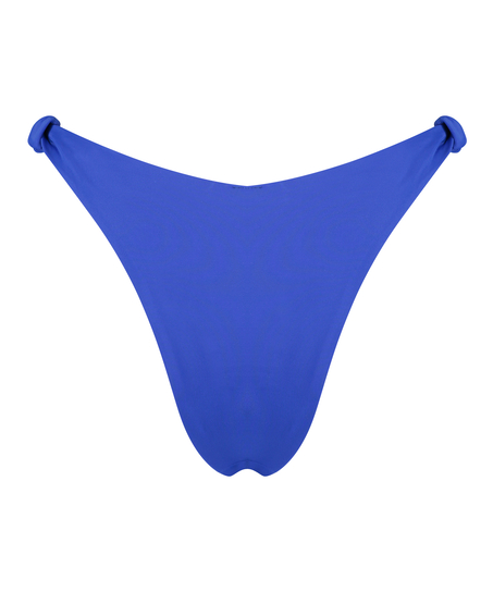Braguita de bikini de corte alto Luxe, Azul
