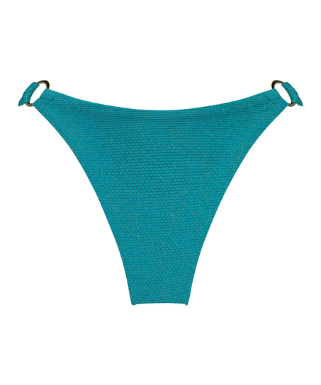 Braguita de Bikini de Corte Alto Relief, Verde