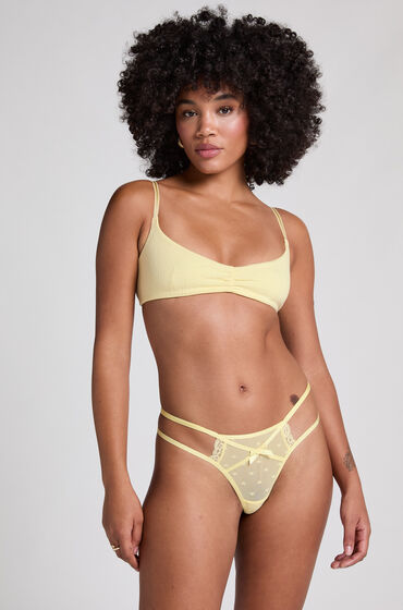 Hunkemöller Tanga Melda Amarillo