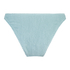 Braguita de Bikini de Corte Alto Crinkle, Azul