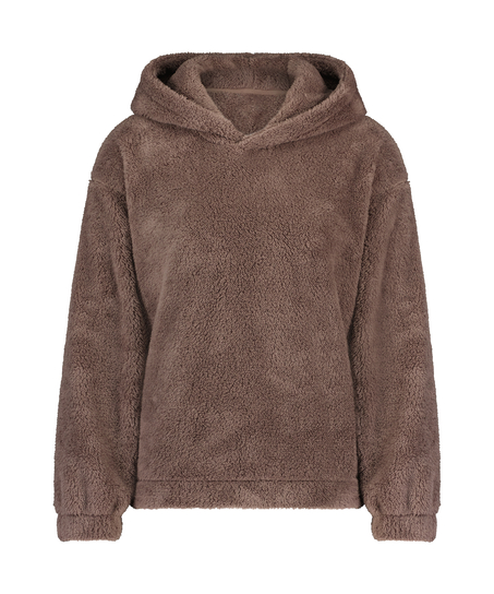 Sudadera con capucha Fleece Snuggle, Gris