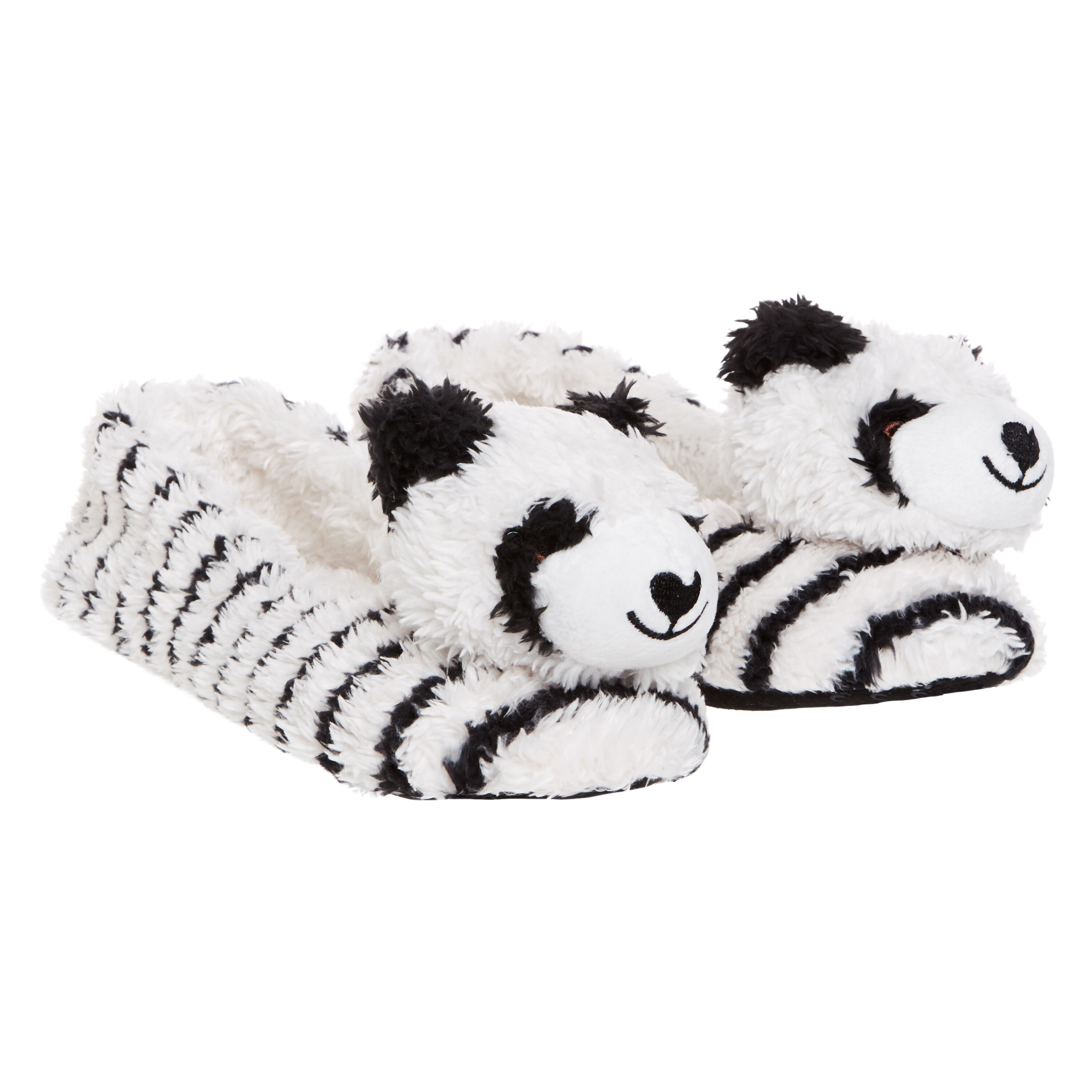 Ballerina slippers Animal Panda, Blanco