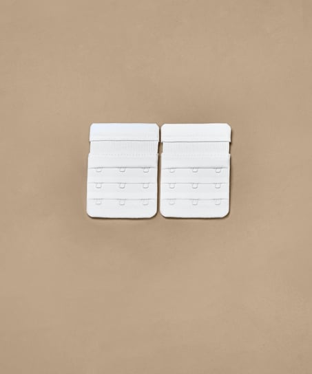 Pack de 2 extensores de sujetador, Blanco