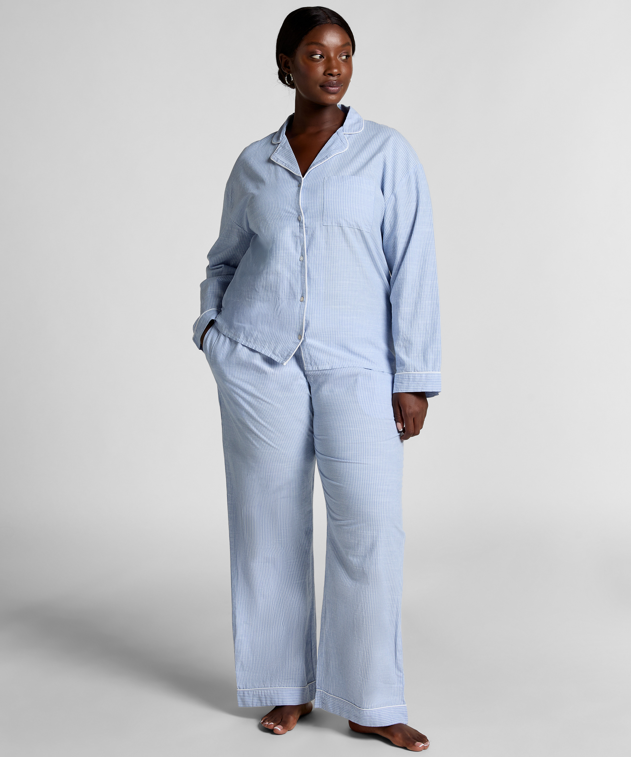 Pantalón Cotton, Azul, main