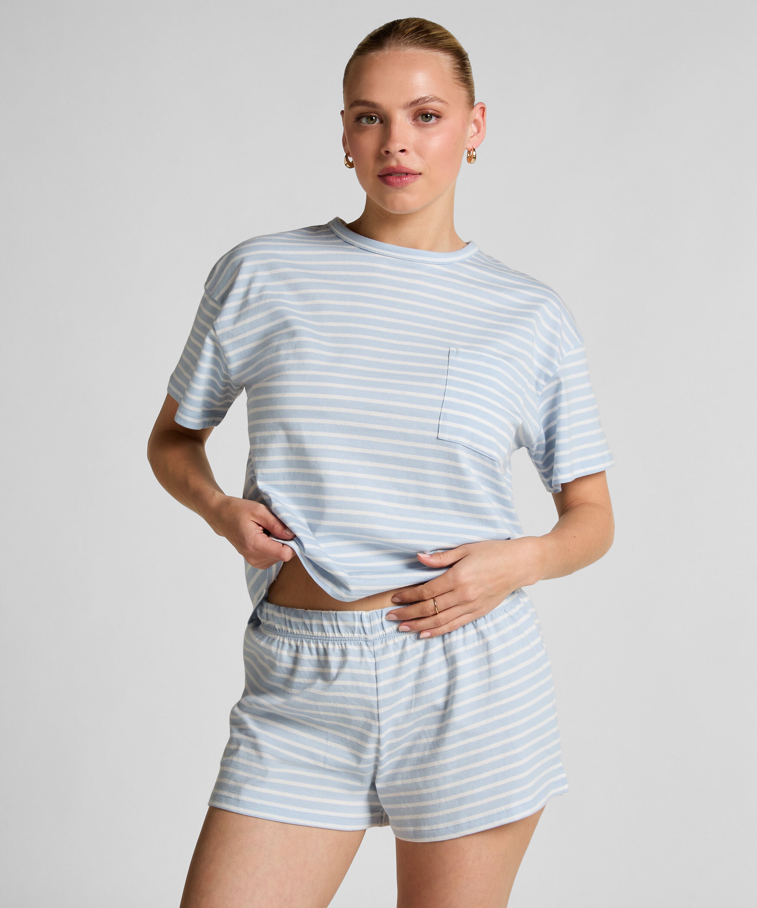 Conjunto de pijama, Azul